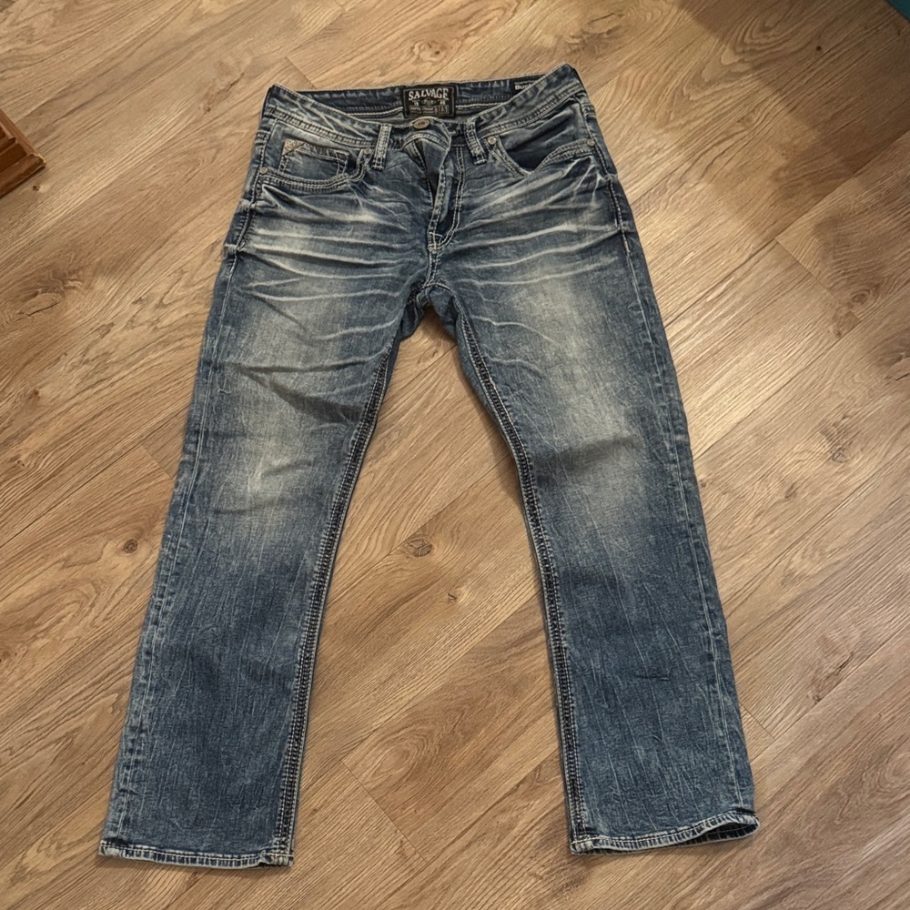 Salvage Meyhem R Men's Distressed Denim Jeans 31x30